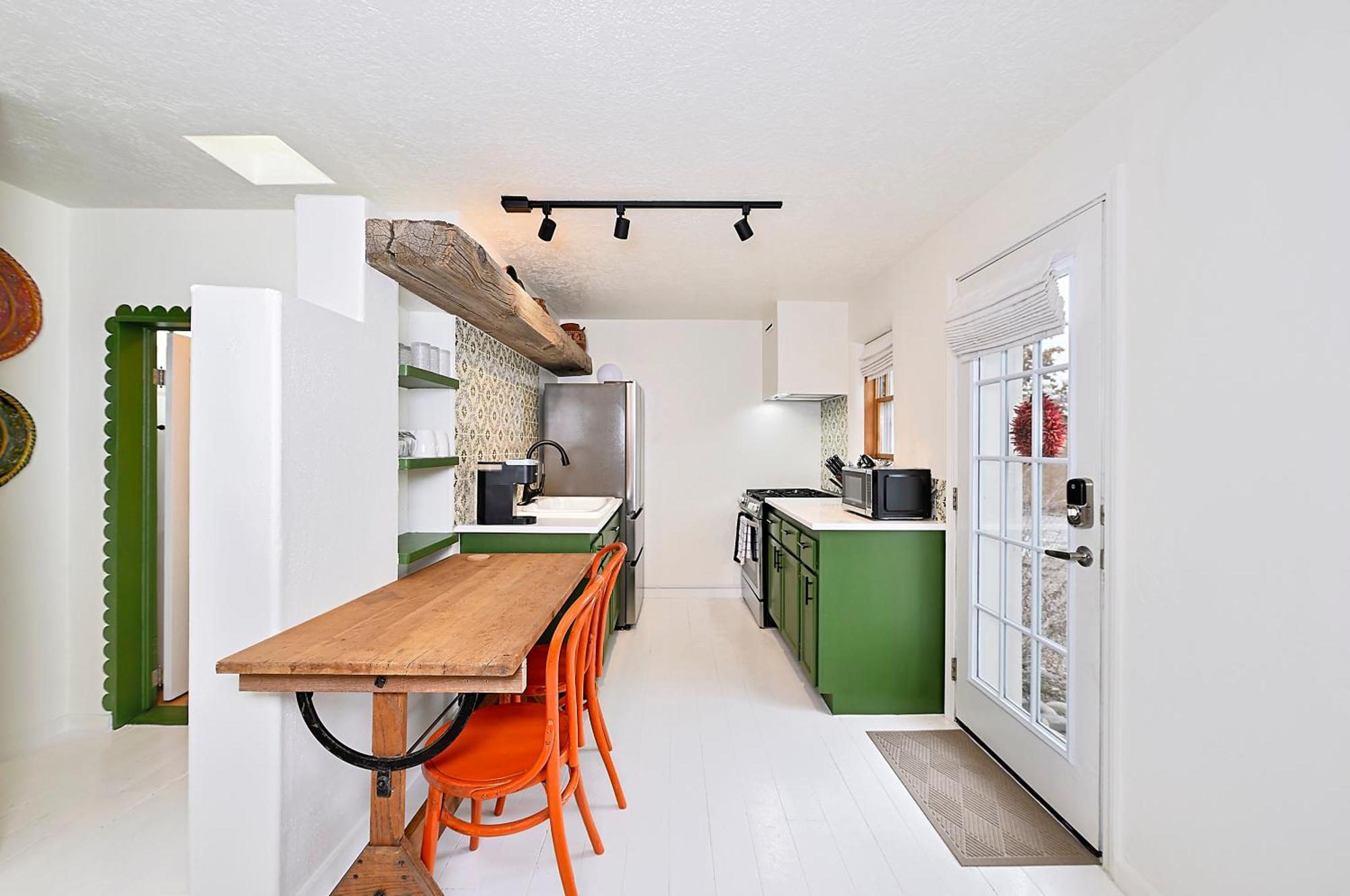 Dos Hermanas Casita 1 Downtown Courtyard 샌타페이 외부 사진
